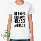 Женская футболка органик