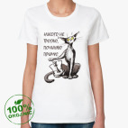 Женская футболка органик