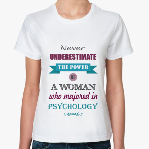 Классическая футболка Psychology