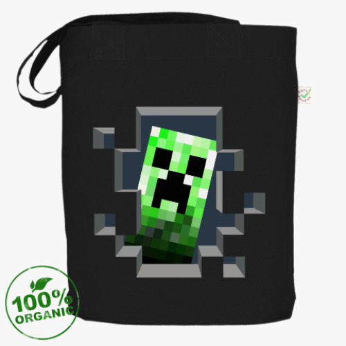 Сумка шоппер Creeper . Minecraft