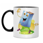 Кружка двухцветная