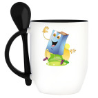 Кружка с ложкой