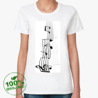 Женская футболка органик