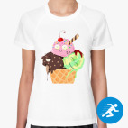 Женская спортивная футболка