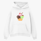 Толстовка худи оверсайз