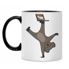 Кружка двухцветная