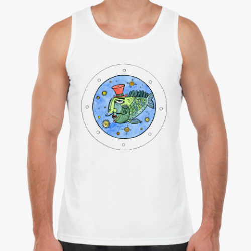 Майка с принтом Иллюминатор