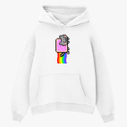 Толстовка худи оверсайз