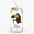 Банка с бамбуковой крышкой