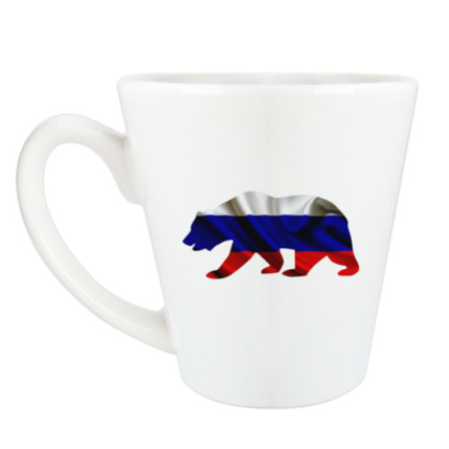 Чашка Латте Русский медведь