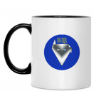 Кружка двухцветная