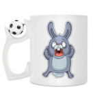 Кружка с футбольным мячиком