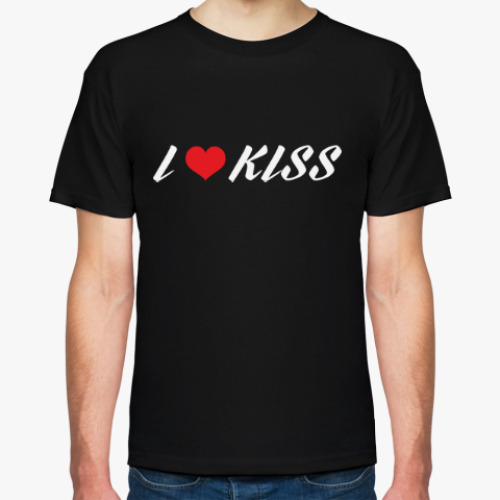 Футболка I love KISS