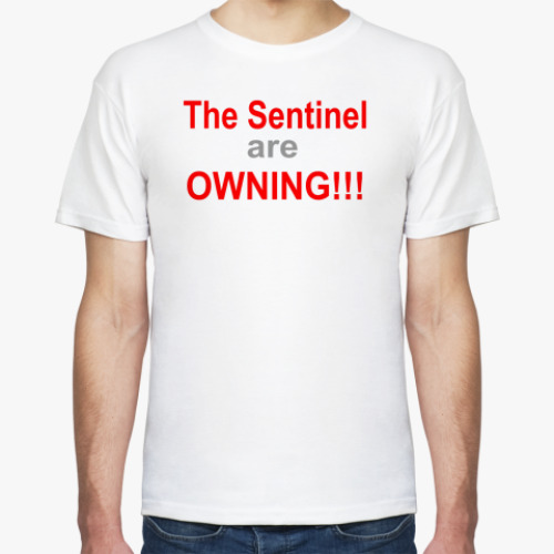 Футболка с принтом The Sentinel Are Owning!!!