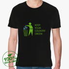 Мужская футболка органик