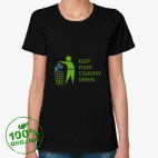 Женская футболка органик