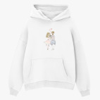 Толстовка худи оверсайз