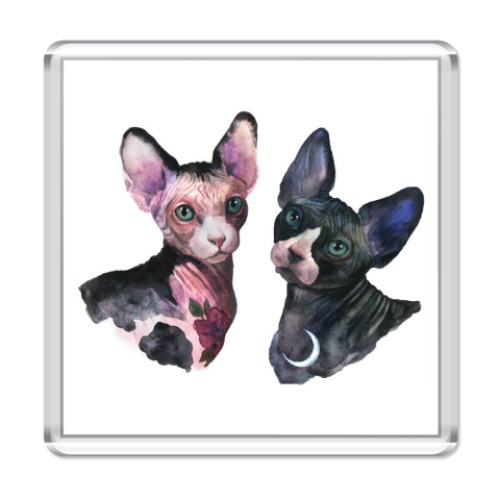 Магнит с принтом Сфинкс