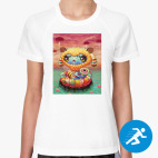 Женская спортивная футболка