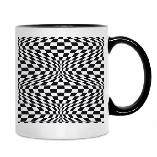 Кружка с принтом Иллюзия