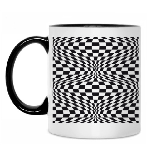 Кружка с принтом Иллюзия