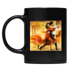 Кружка цветная UV-DTF