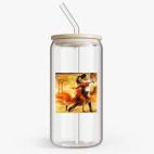 Банка с бамбуковой крышкой