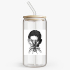 Банка с бамбуковой крышкой