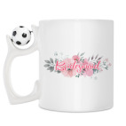 Кружка с футбольным мячиком