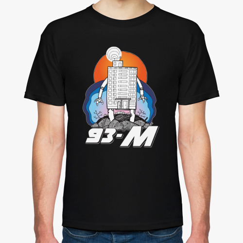Футболка с принтом 93-М