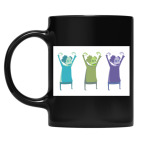 Кружка цветная UV-DTF