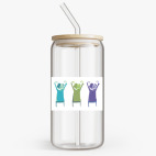 Банка с бамбуковой крышкой