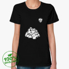Женская футболка органик