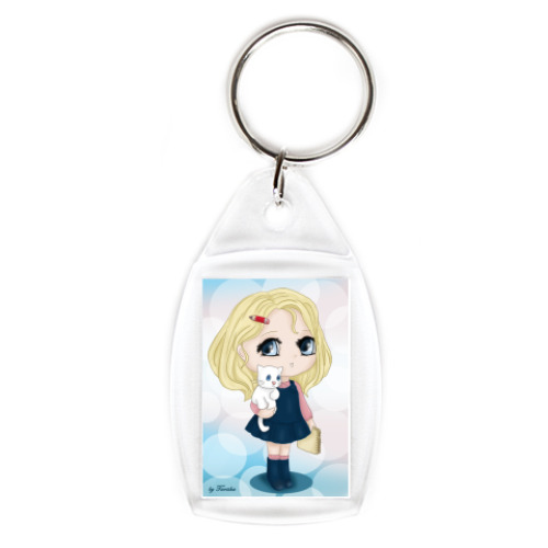 Брелок с принтом Креативная девчонка