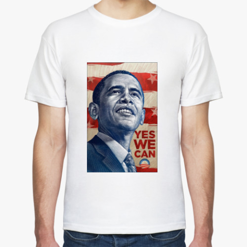Футболка с принтом Барак Обама