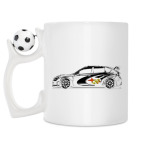 Кружка с футбольным мячиком