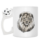 Кружка с футбольным мячиком