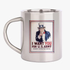 Кружка металлическая