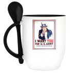 Кружка с ложкой