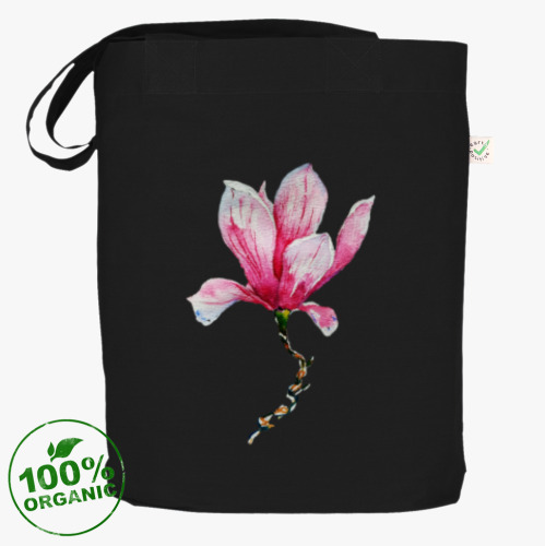 Сумка шоппер с принтом Волшебный цветок