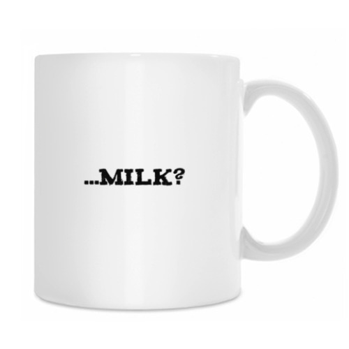 Кружка с принтом 'MILK'