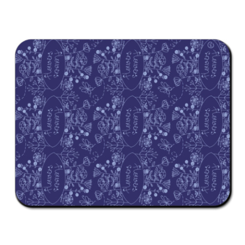 Коврик для мыши с принтом Flowers