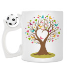 Кружка с футбольным мячиком