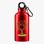 Металлическая бутылка 400 мл UV-DTF