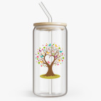 Банка с бамбуковой крышкой