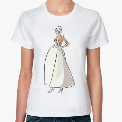 Классическая футболка Невеста