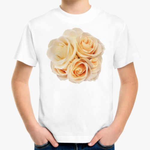 Детская футболка с принтом Розы