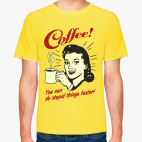 Классическая футболка Coffee!