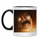 Кружка двухцветная