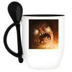 Кружка с ложкой